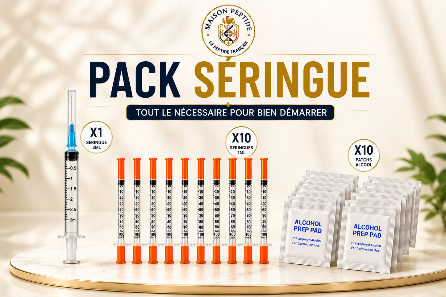 Pack seringues